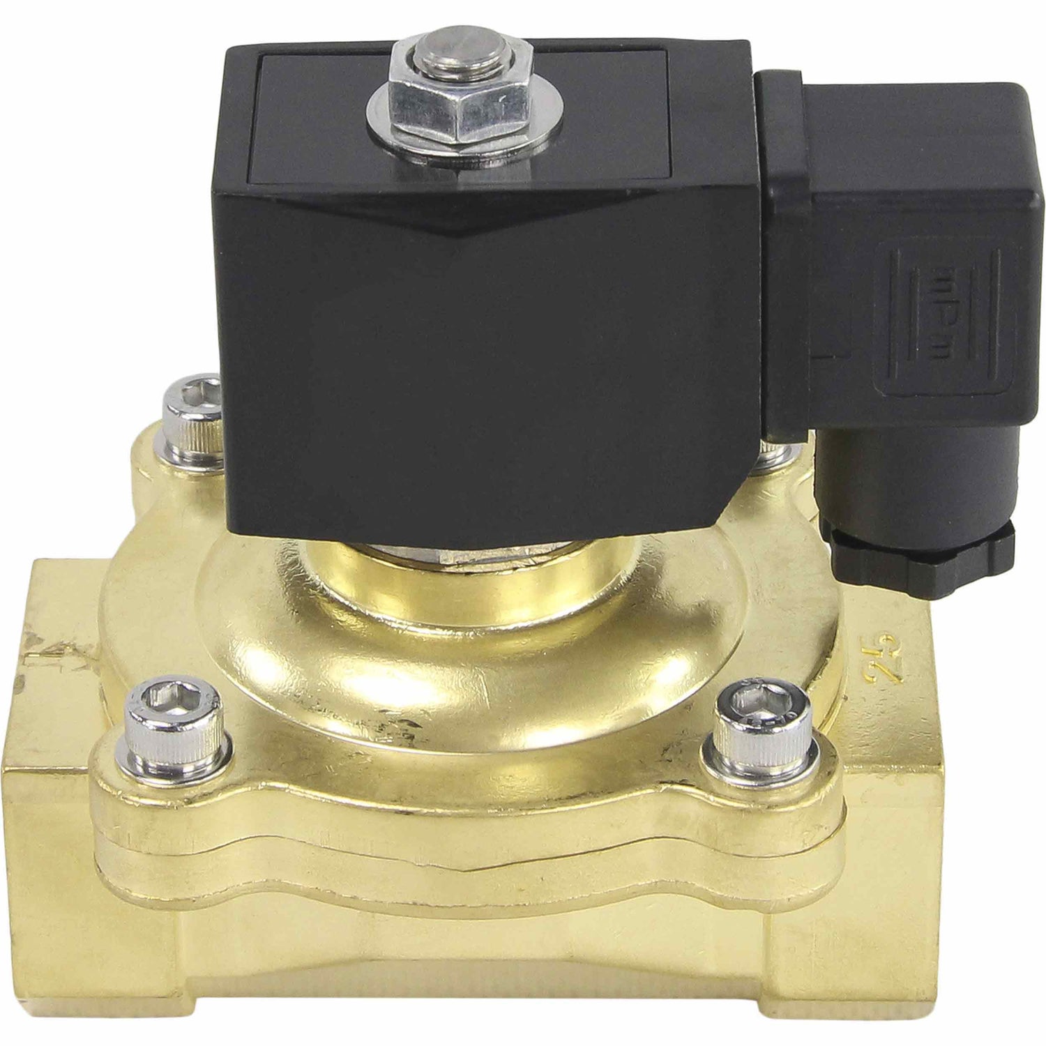 Two way normally closed direct acting electric solenoid valve Elephant VS2W-200V-NC VITON 220V, body material - brass, seal - Viton
