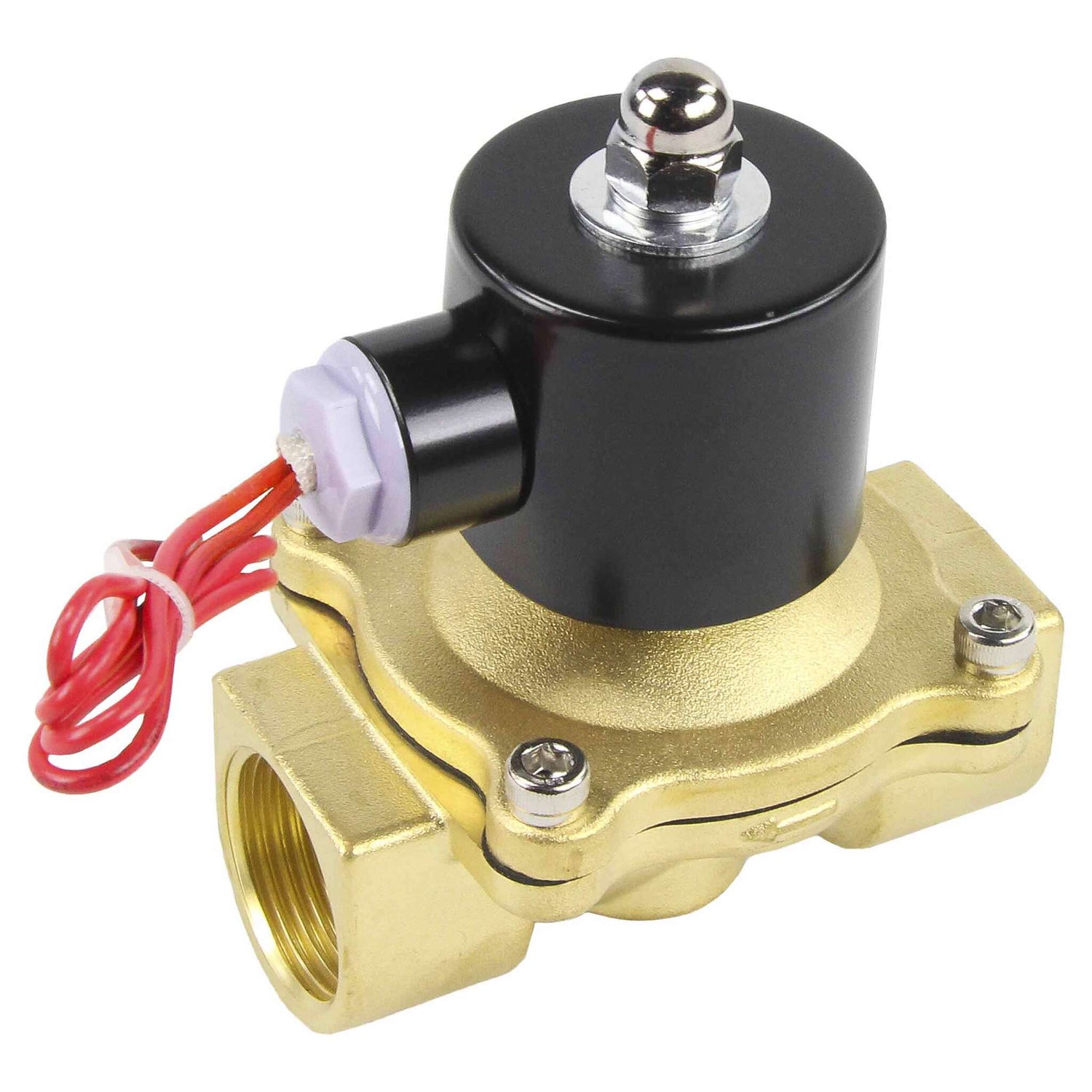 Two way normally closed direct acting electric solenoid valve Elephant VS2W-100N-NC NBR 220V, body material - brass, seal - NBR