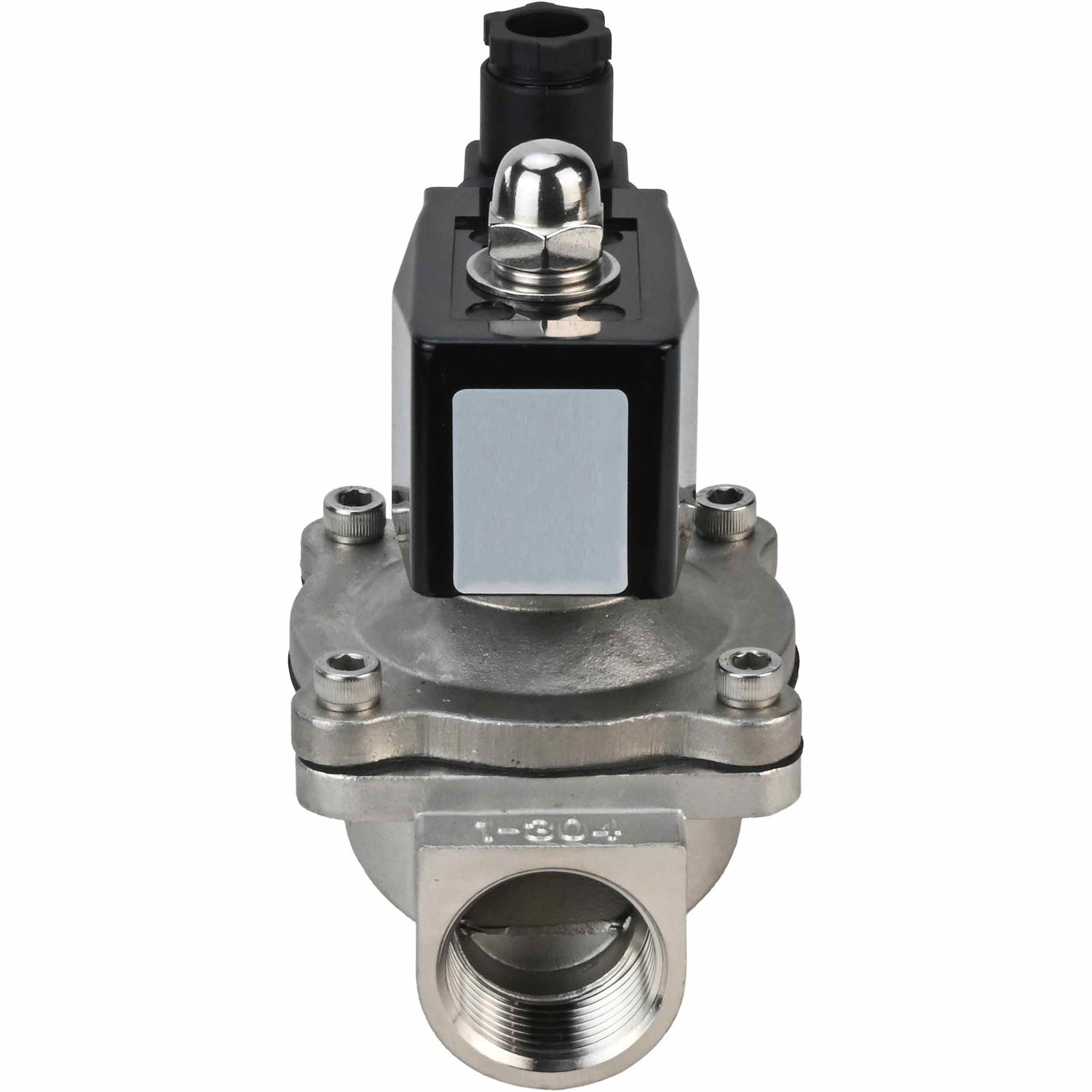 Two way normally closed direct acting electric solenoid valve Elephant VS3W-301E-NC EPDM 220V, body material - stainless steel AISI 304, seal - EPDM
