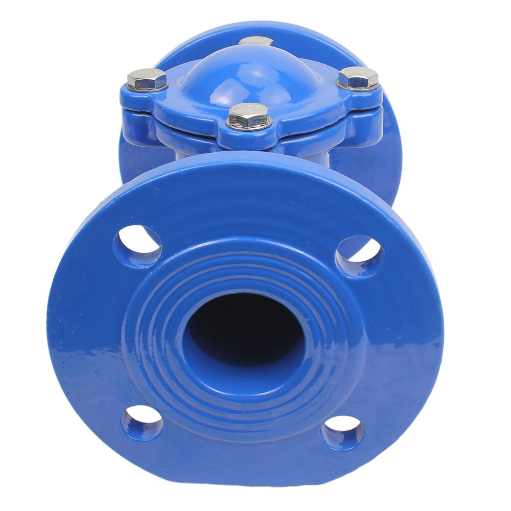 Ball check valve Elephant VCB1414N-F PN16 without drain plug, body material - cast iron GGG50, closure element material - cast iron GGG50, seal - NBR