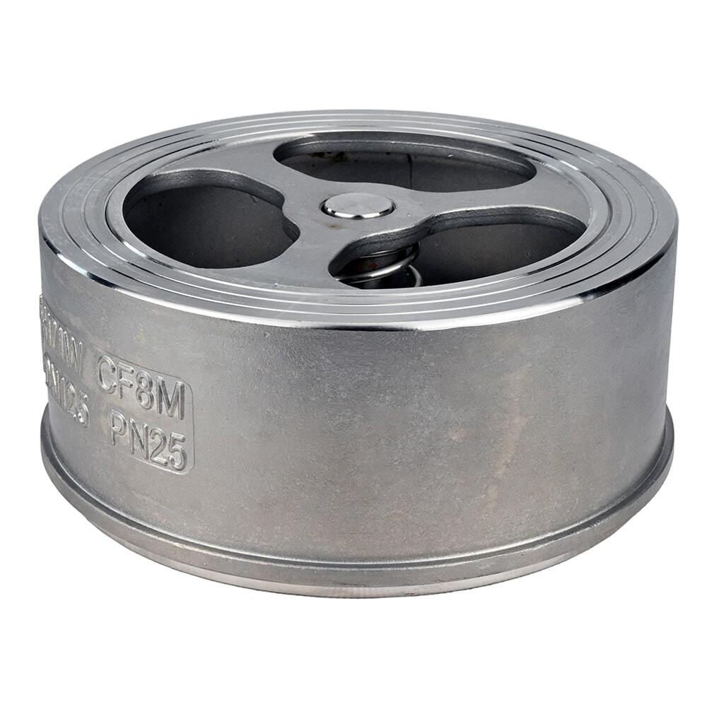 Spring check valve Elephant VCS3232-Fb 25 bar body material - stainless steel AISI 316, locking material - stainless steel AISI 316, compact flanged