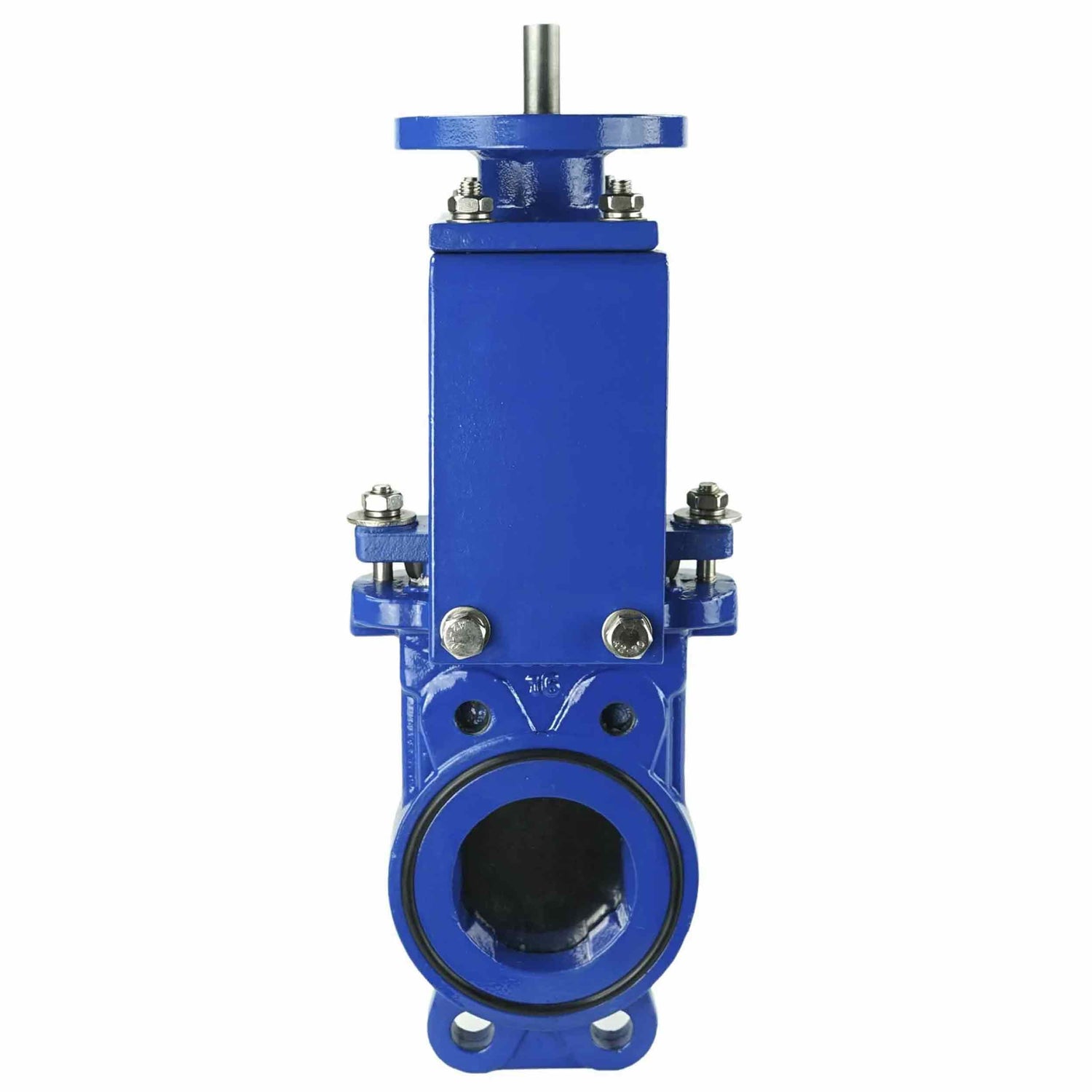 Knife gate valve Elephant GVKN1331N-2W-Fb-ISO body material - cast iron GGG40, knife material - stainless steel AISI 304, seal - NBR, stem only