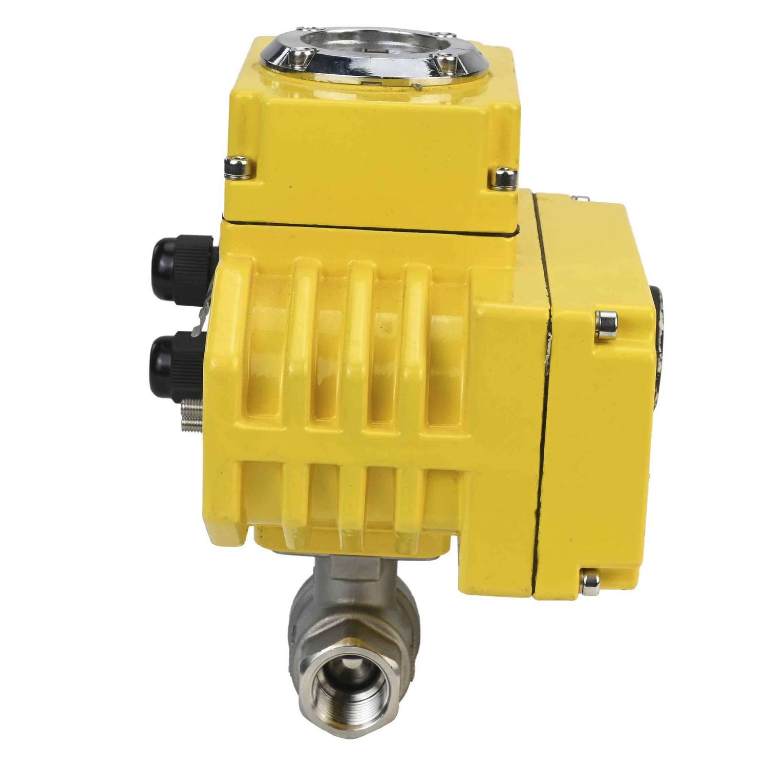 Stainless steel ball valve Elephant BVMP,316,230-ISO 63 bar SS316 threaded, quarter-turn electric actuator Elephant-003 24 V