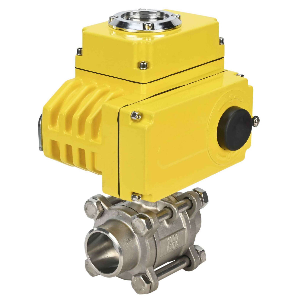 Stainless steel ball valve Elephant kshpp-316200-elephant-110/220v, body material - stainless steel AISI 316, ball material - stainless steel AISI 316, seal - PTFE, electric actuator operated