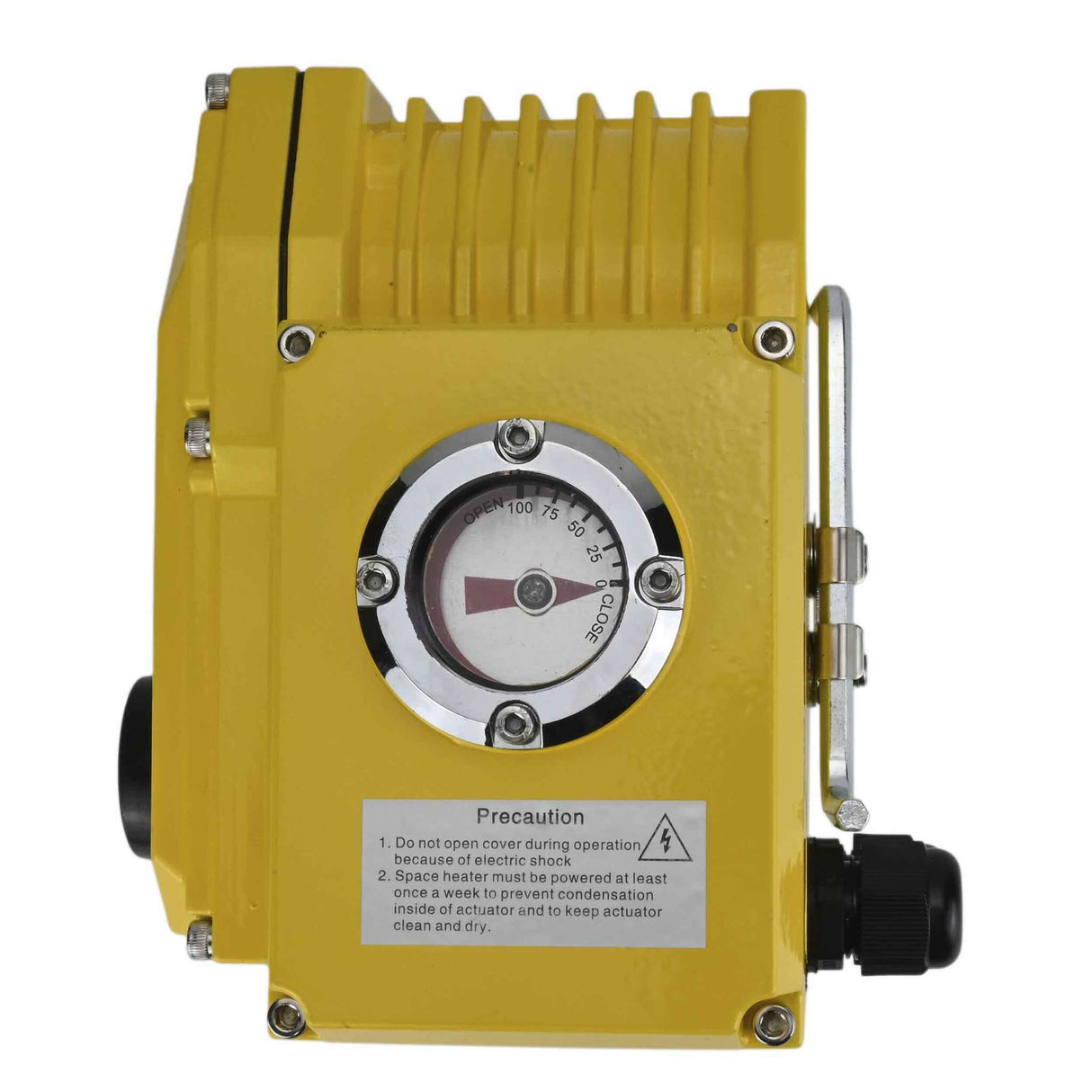 Stainless steel ball valve Elephant BVMP.316.230-ISO 63 bar, body material - stainless steel AISI 316, ball material - stainless steel AISI 316, seal - PTFE, threaded, quarter-turn electric actuator Elephant-380 V