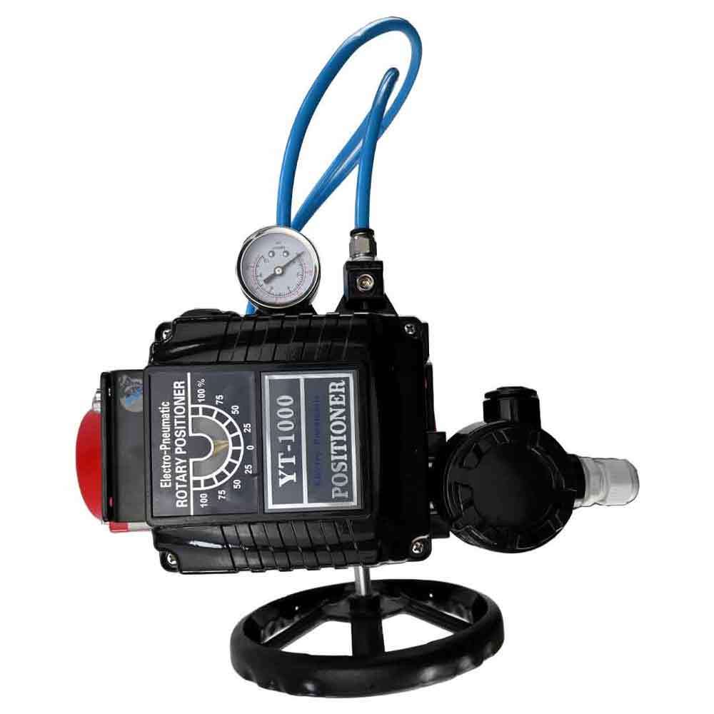 Stainless steel ball valve Elephant 3h-l-rpss316200mm-iso-pnevpr-da-hdm-epp-boz, body material - stainless steel AISI 316, ball material - stainless steel AISI 316, seal - PTFE, pneumatic actuator operated