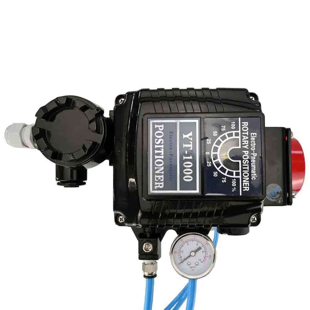 Stainless steel ball valve Elephant 3h-l-rpss316200mm-iso-pnevpr-da-epp-soz, body material - stainless steel AISI 316, ball material - stainless steel AISI 316, seal - PTFE, pneumatic actuator operated