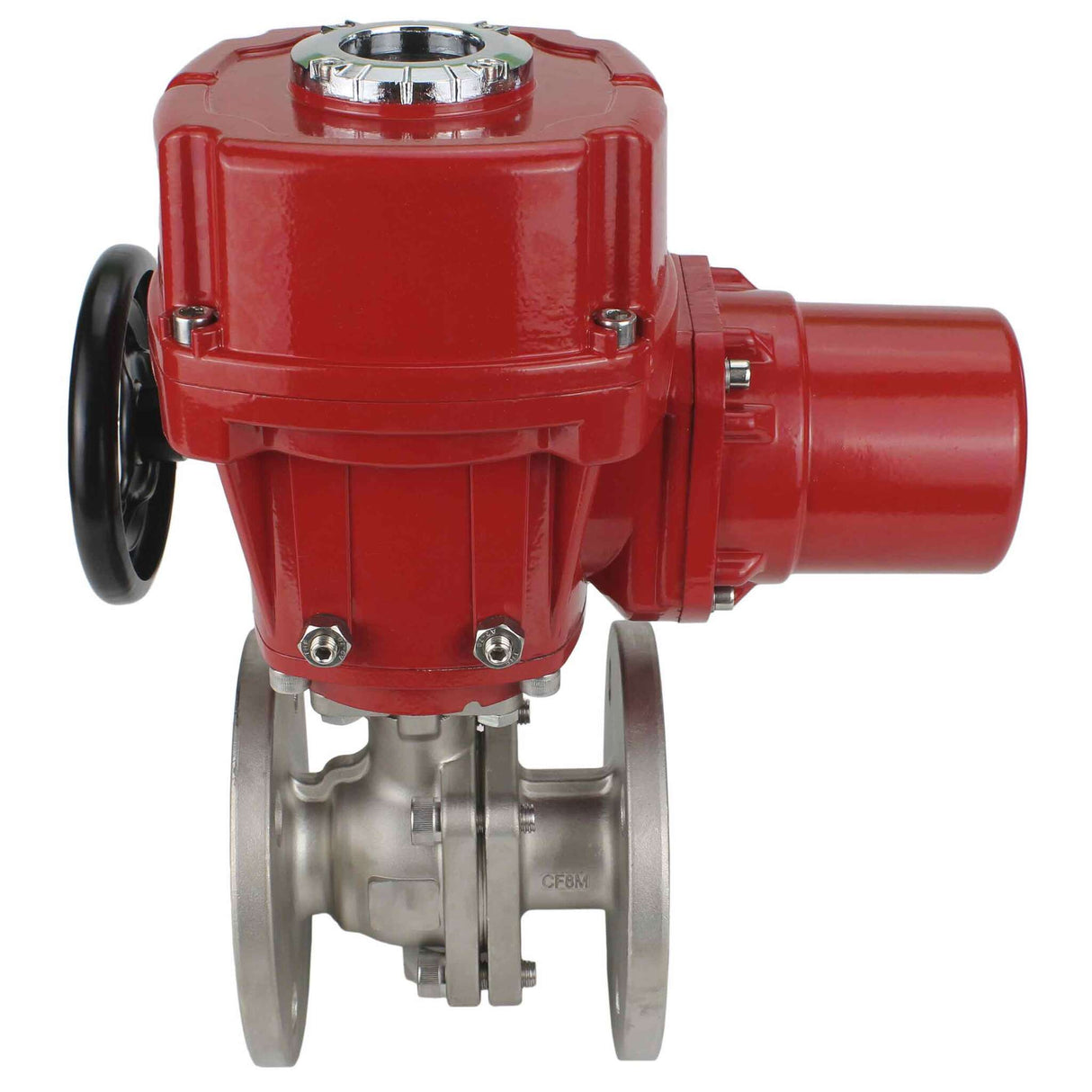 Stainless steel ball valve Elephant BVFP.316.200 16 bar body material - stainless steel AISI 316, flanged, full port, with quater-turn electric actuator Elephant QT-W (M) EX 220V