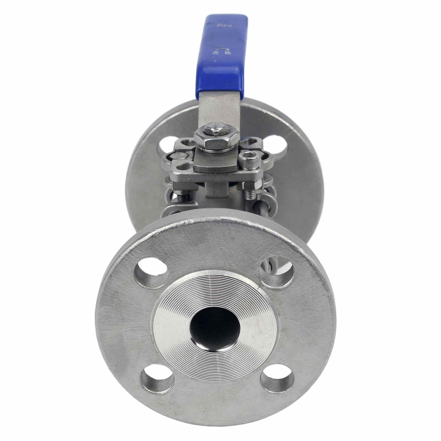 Stainless steel ball valve Elephant BV.F.Fp.T.ISO.316.180 40 bar, SS316, full port, flanged connection, with ISO 5211 mounting pad