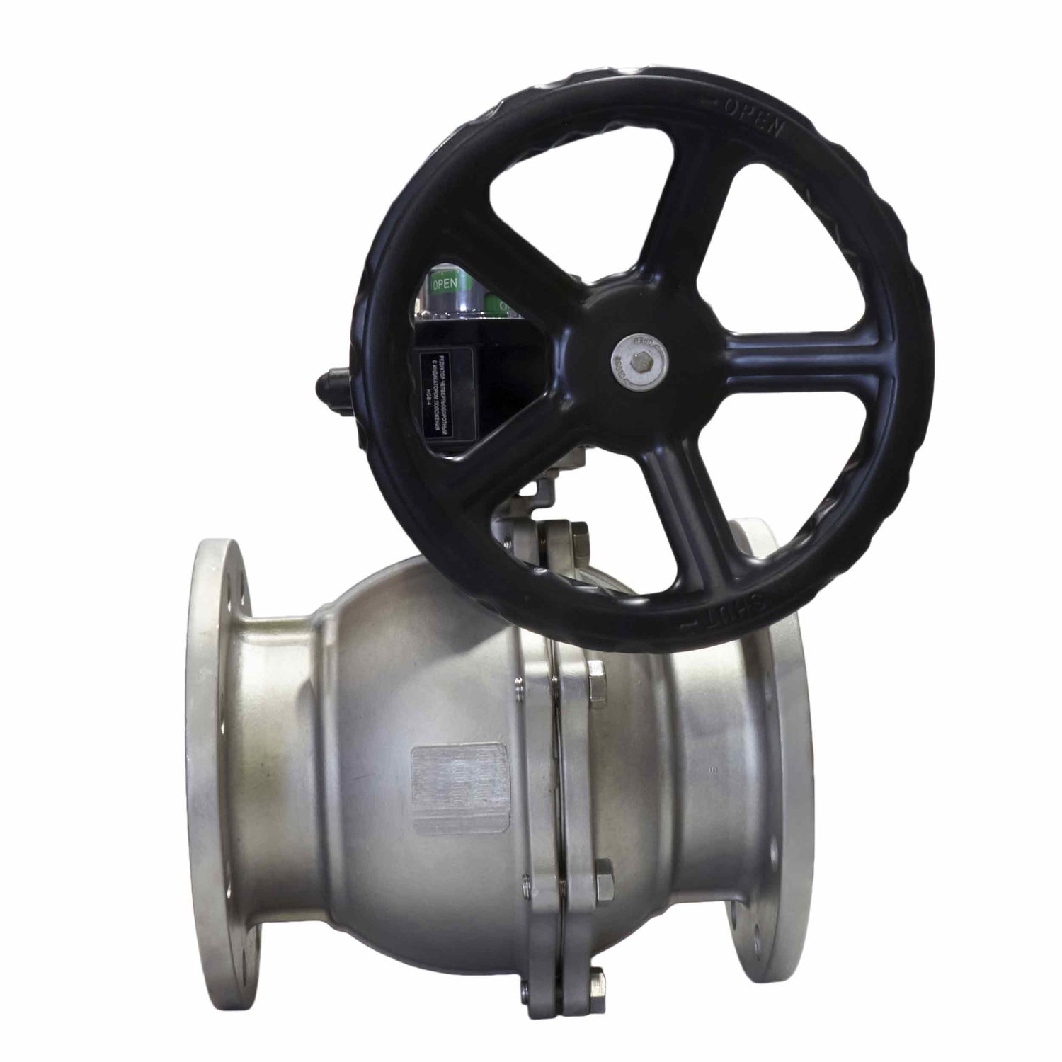 Stainless steel ball valve Elephant kchfp hgb, body material - stainless steel AISI 316L, ball material - stainless steel AISI 316L, seal - PTFE, handle operated