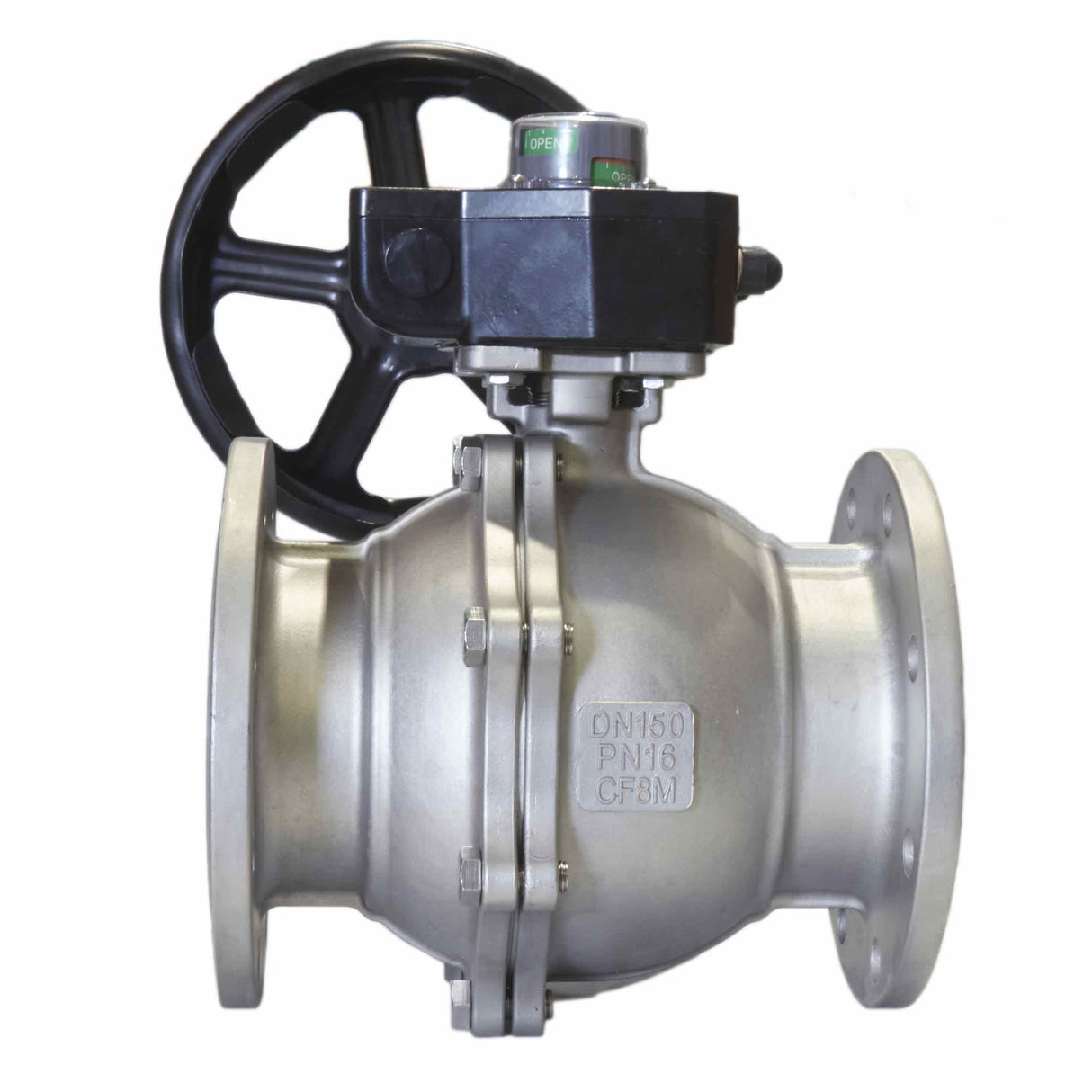 Stainless steel ball valve Elephant kchfp hgb, body material - stainless steel AISI 316L, ball material - stainless steel AISI 316L, seal - PTFE, handle operated