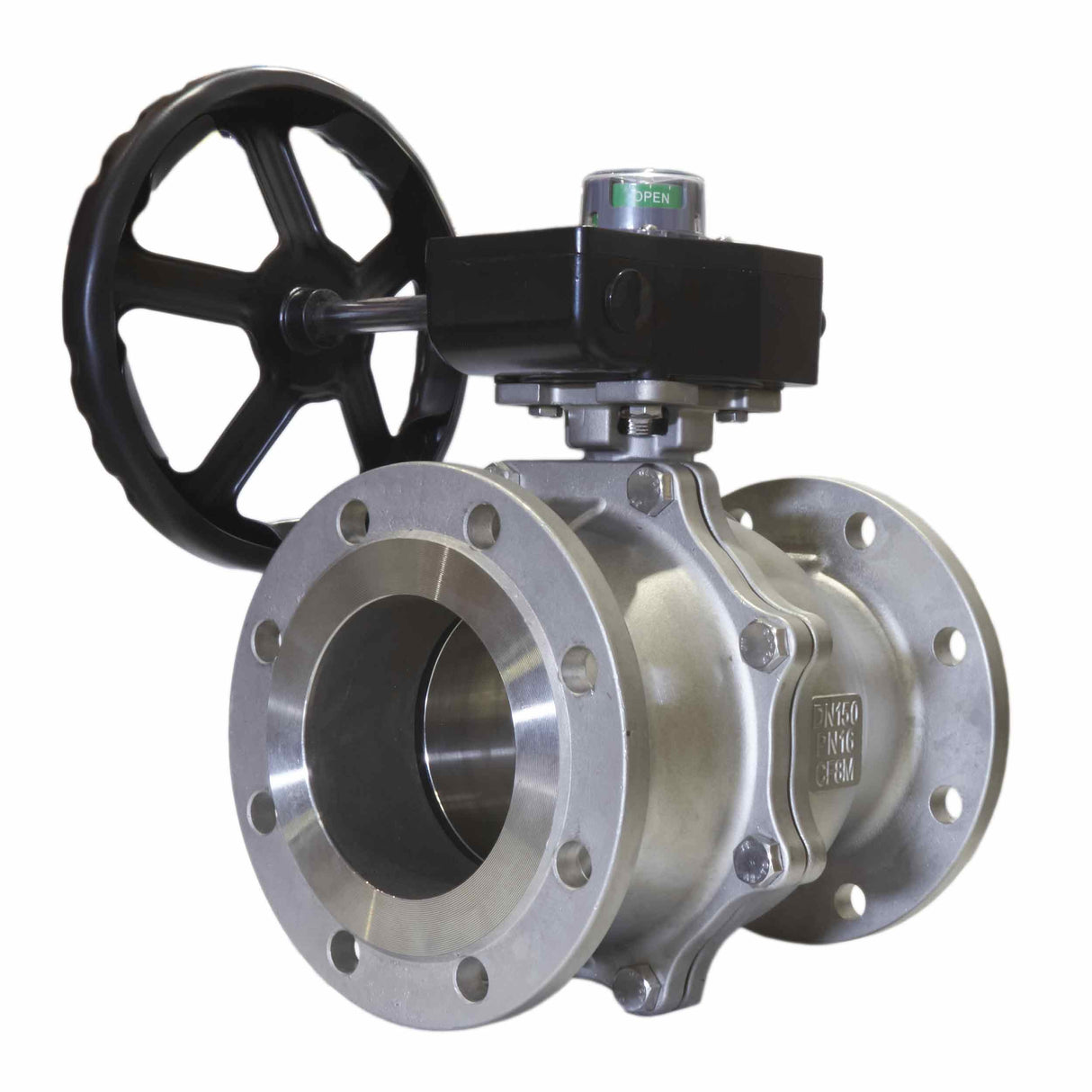 Stainless steel ball valve Elephant kchfp hgb, body material - stainless steel AISI 316L, ball material - stainless steel AISI 316L, seal - PTFE, handle operated