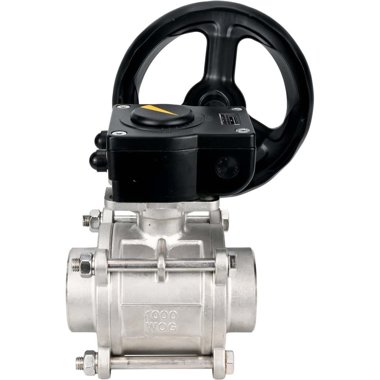 Stainless steel ball valve Elephant kshpp-316200-iso_ham, body material - stainless steel AISI 316, ball material - stainless steel AISI 316, seal - PTFE, handle operated