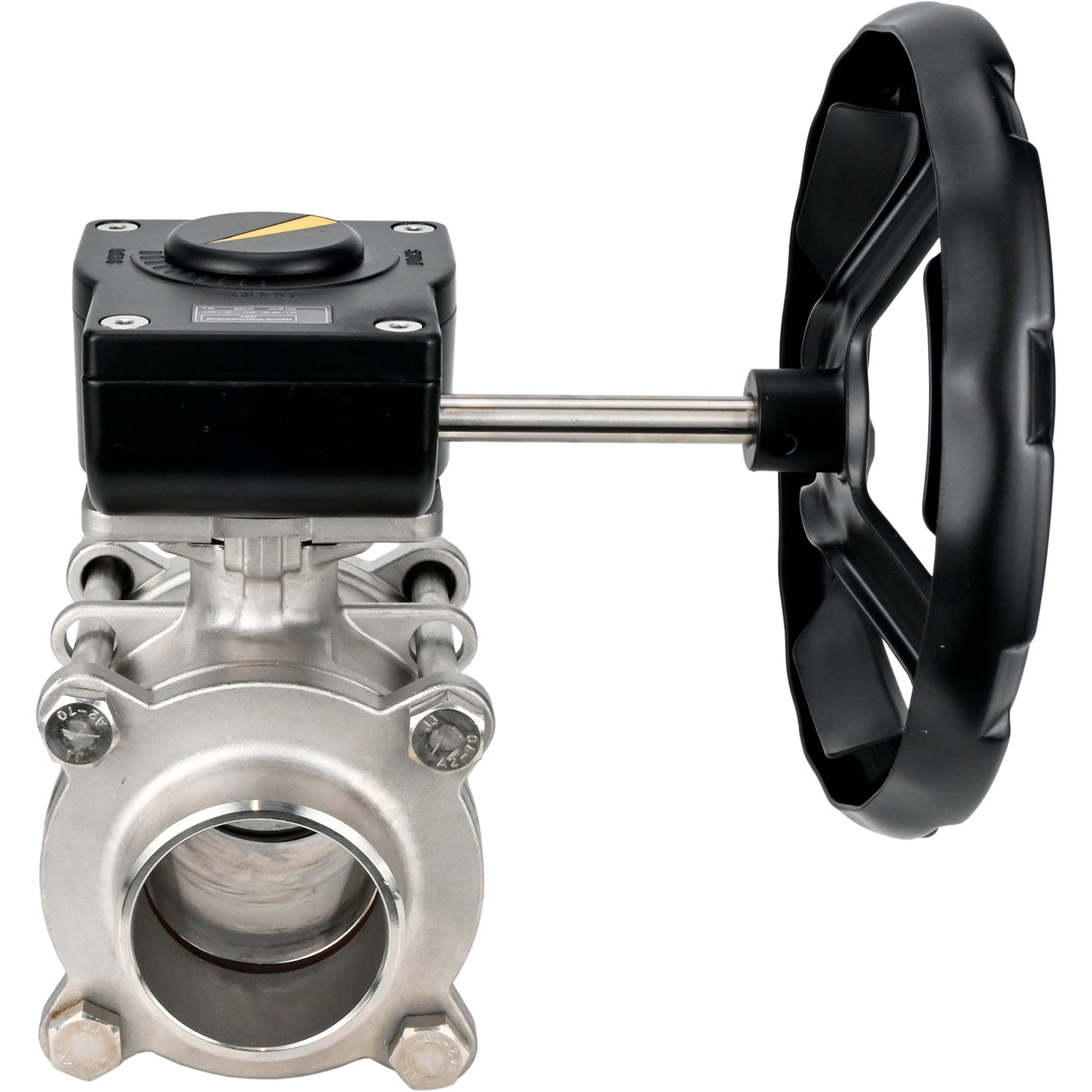 Stainless steel ball valve Elephant kshpp-316200-iso_ham, body material - stainless steel AISI 316, ball material - stainless steel AISI 316, seal - PTFE, handle operated