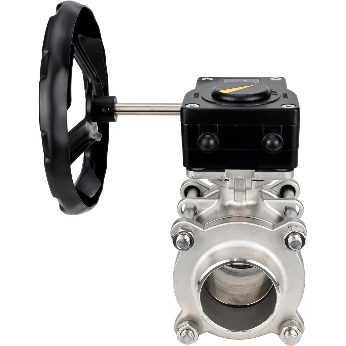Stainless steel ball valve Elephant kshpp-316200-iso_ham, body material - stainless steel AISI 316, ball material - stainless steel AISI 316, seal - PTFE, handle operated