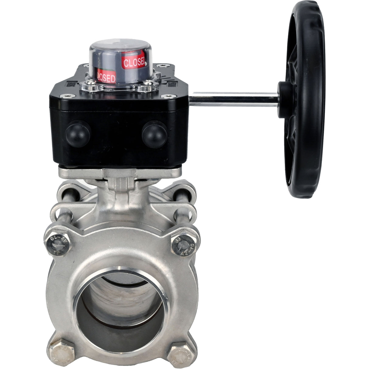 Stainless steel ball valve Elephant kshpp-316200-iso_hgb, body material - stainless steel AISI 316, ball material - stainless steel AISI 316, seal - PTFE, handle operated