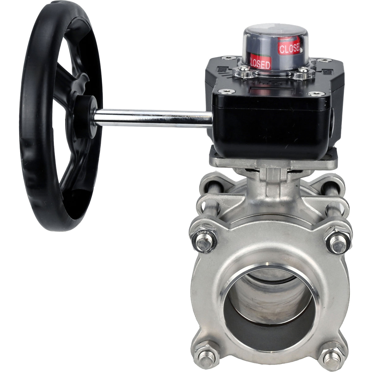 Stainless steel ball valve Elephant kshpp-316200-iso_hgb, body material - stainless steel AISI 316, ball material - stainless steel AISI 316, seal - PTFE, handle operated
