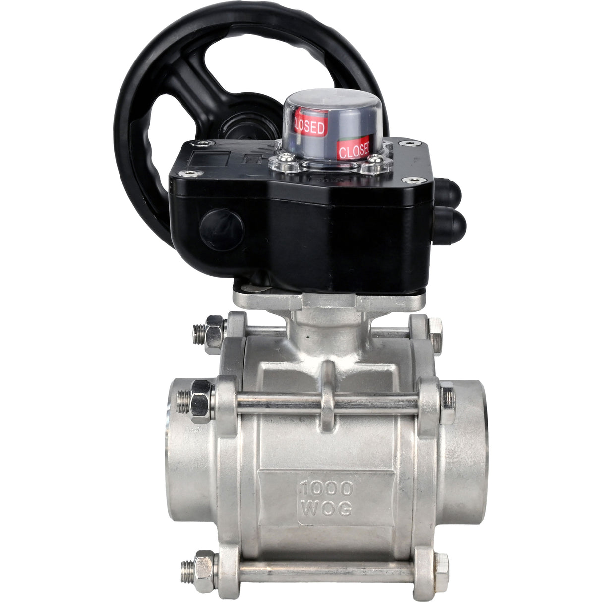 Stainless steel ball valve Elephant kshpp-316200-iso_hgb, body material - stainless steel AISI 316, ball material - stainless steel AISI 316, seal - PTFE, handle operated