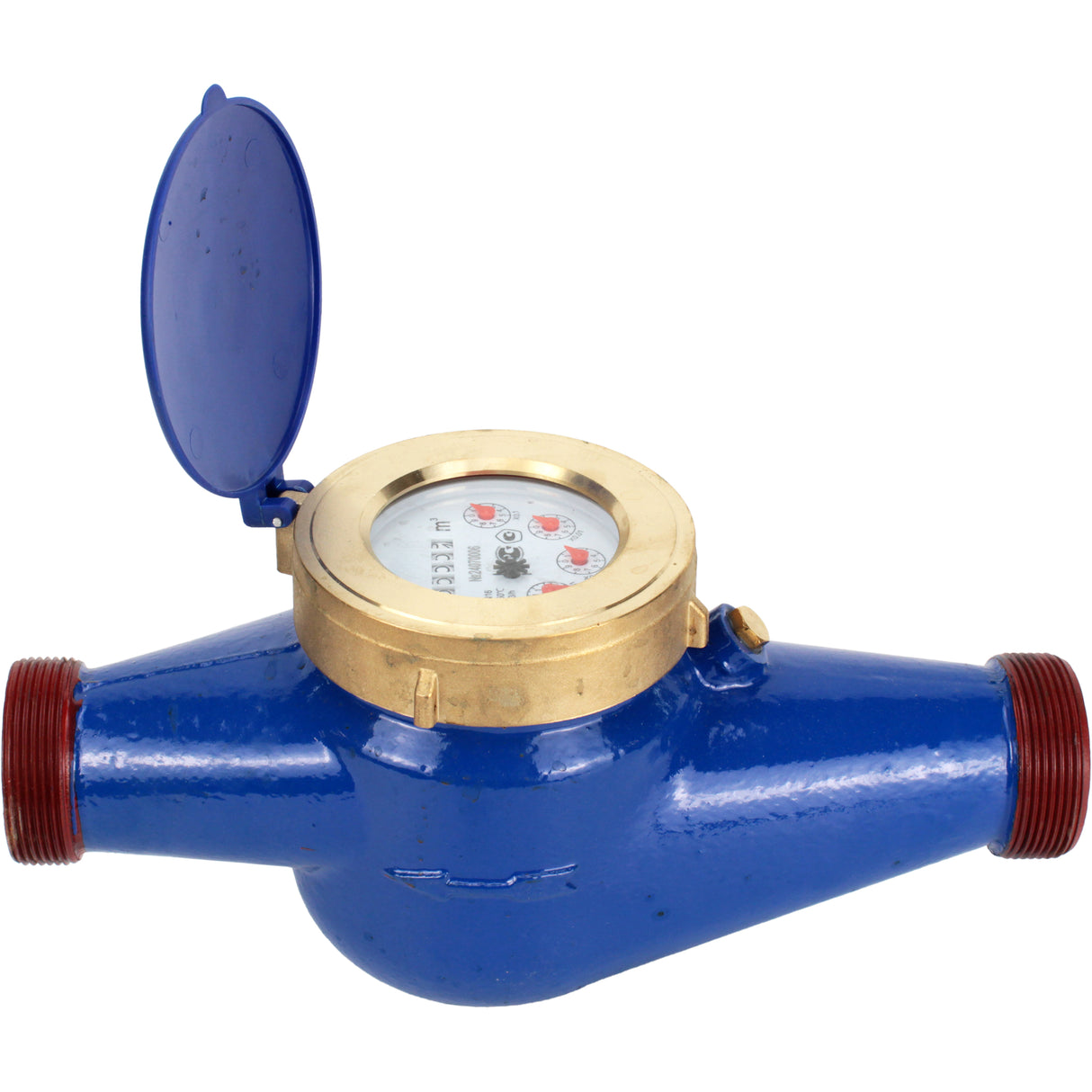 Cold water meters Elephant MKX2 winged, non-volatile, multi-jet, cast iron, threaded