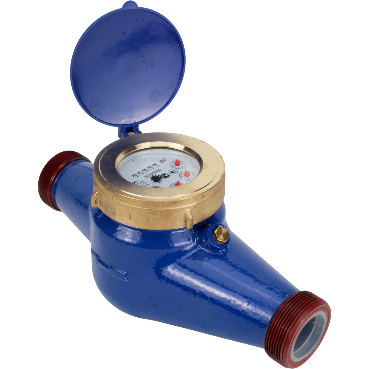 Cold water meters Elephant MKX2 winged, non-volatile, multi-jet, cast iron, threaded