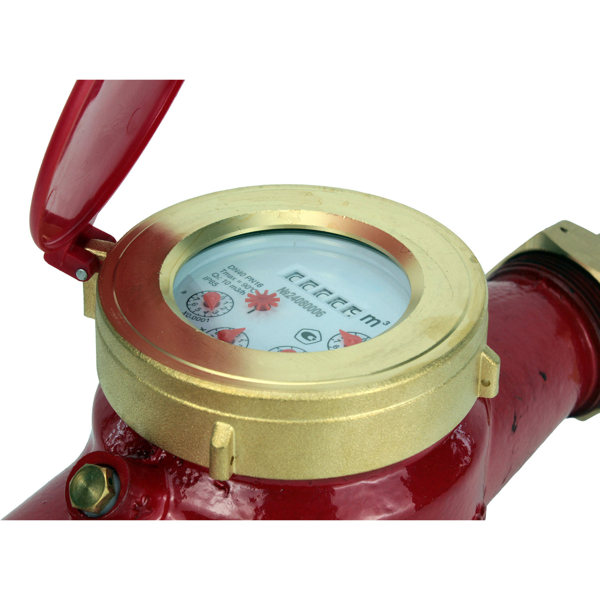 Water meter Elephant MKU2 universal, wing, non-volatile, multi-jet, cast iron, threaded