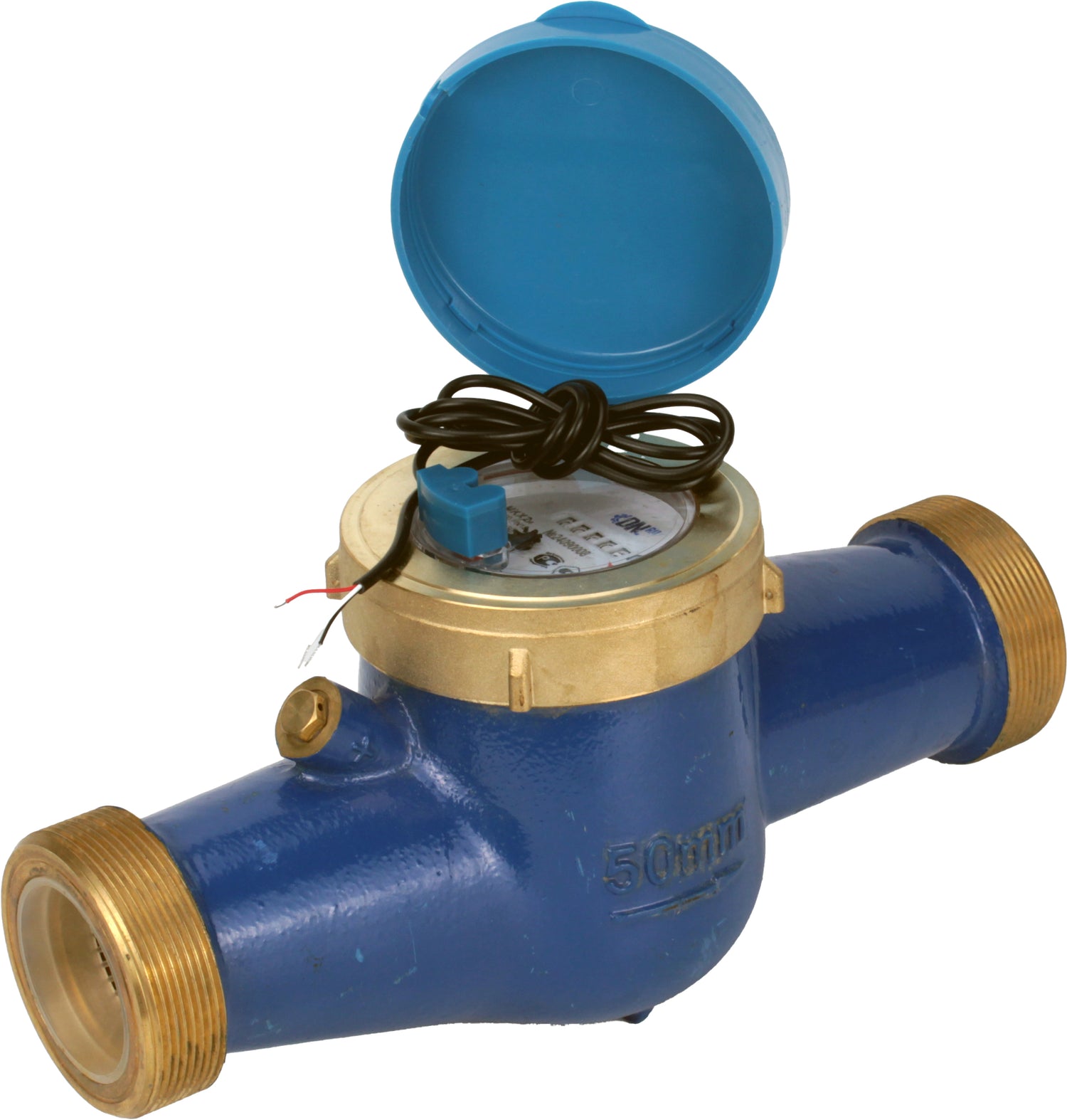 Water meter Elephant MKU2i universal, impeller, with pulse output, multi-jet, cast iron, threaded