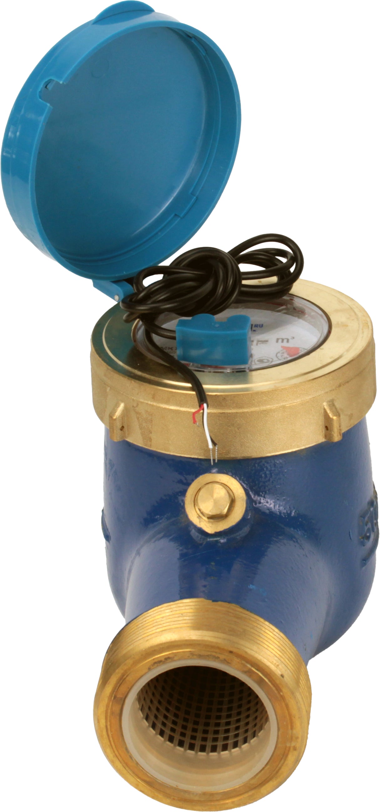 Water meter Elephant MKU2i universal, impeller, with pulse output, multi-jet, cast iron, threaded