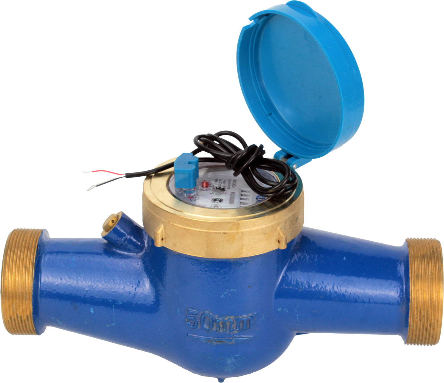 Water meter Elephant MKU2i universal, impeller, with pulse output, multi-jet, cast iron, threaded