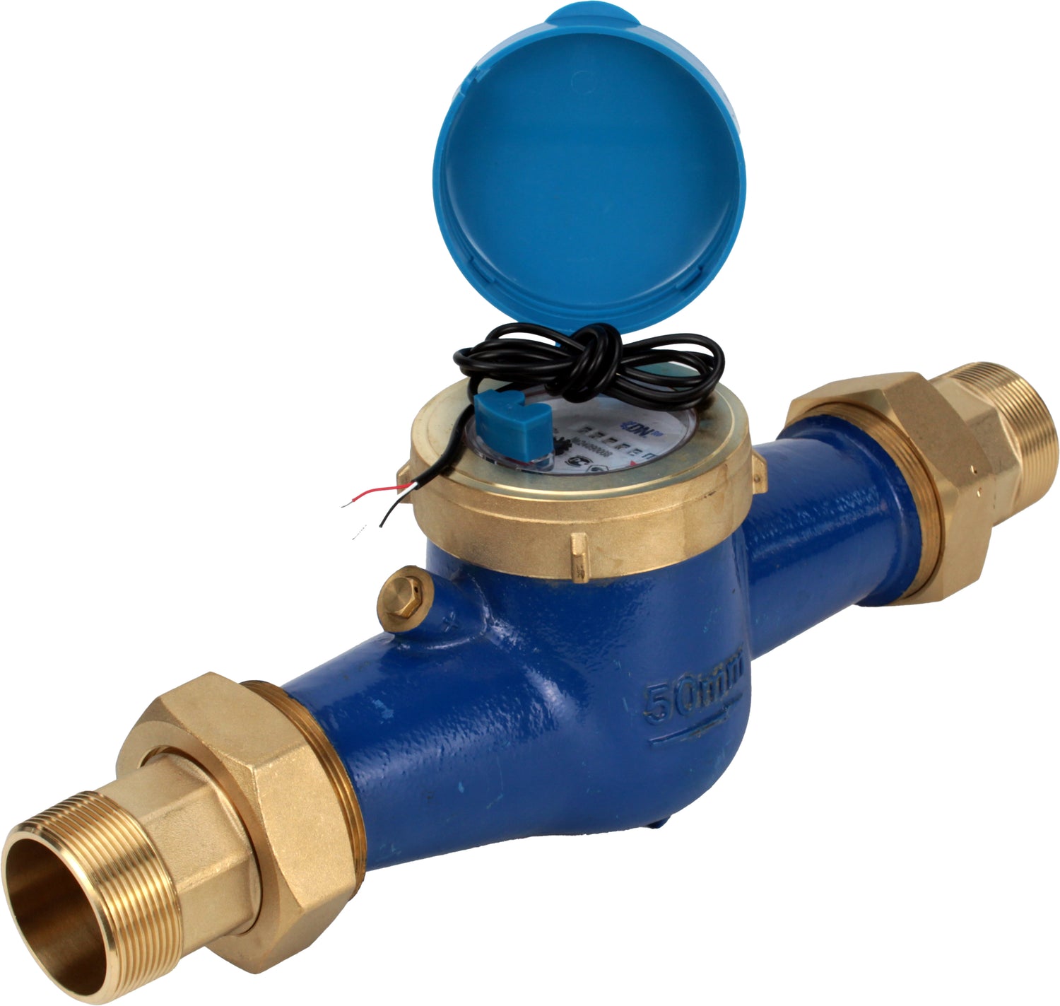 Water meter Elephant MKU2i universal, impeller, with pulse output, multi-jet, cast iron, threaded