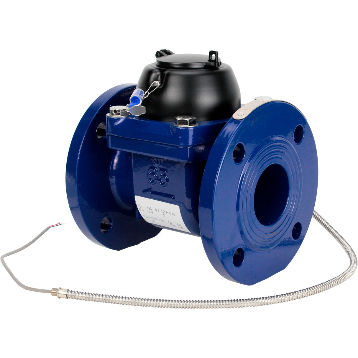 Water cold meters Elephant MTX1i turbine, with pulse output, cast iron, flanged