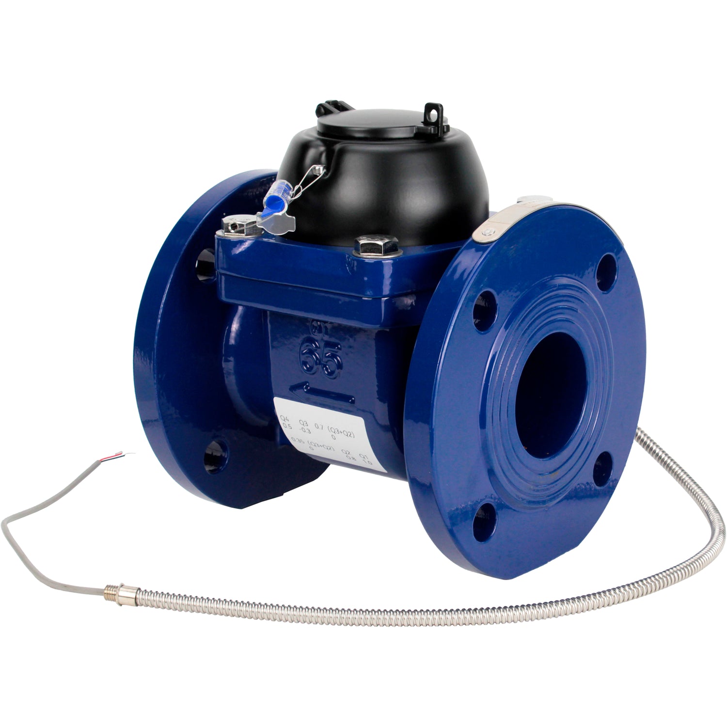 Water cold meters Elephant MTX1i turbine, with pulse output, cast iron, flanged