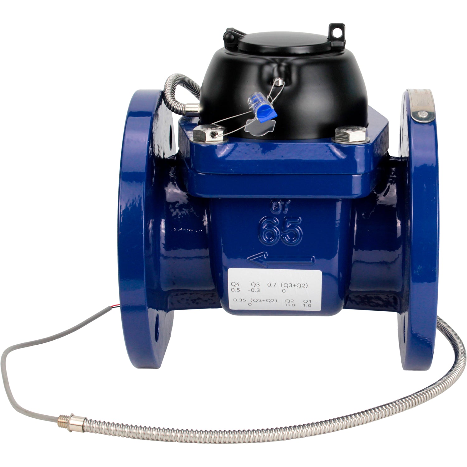 Water cold meters Elephant MTX1i turbine, with pulse output, cast iron, flanged