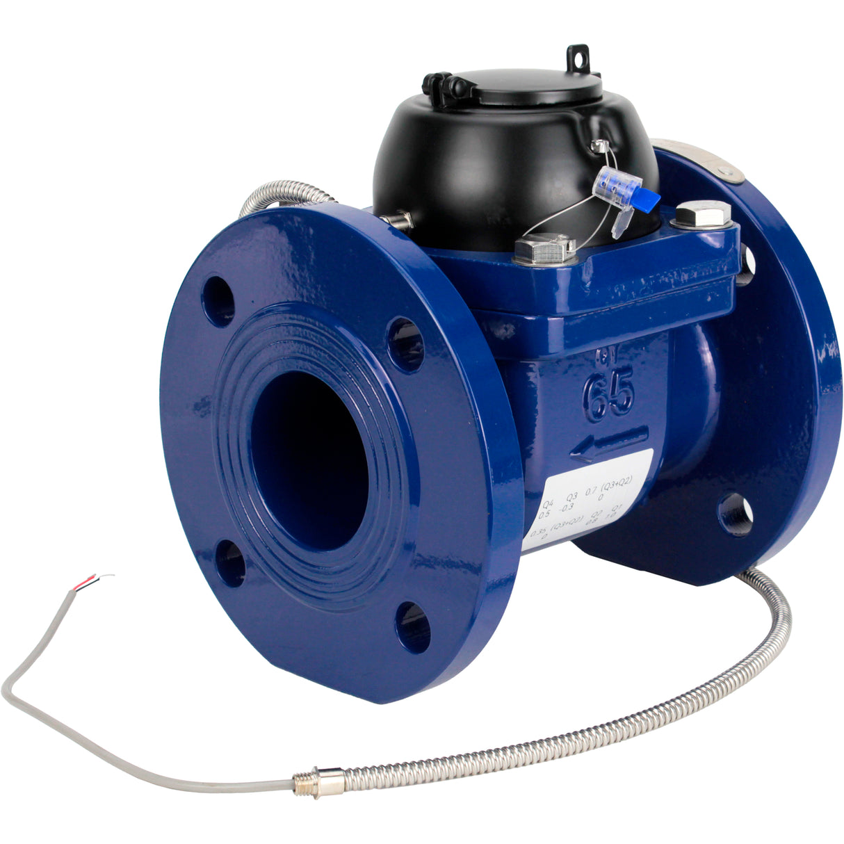 Water cold meters Elephant MTX1i turbine, with pulse output, cast iron, flanged