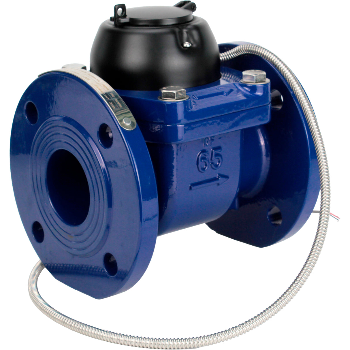 Water cold meters Elephant MTX1i turbine, with pulse output, cast iron, flanged