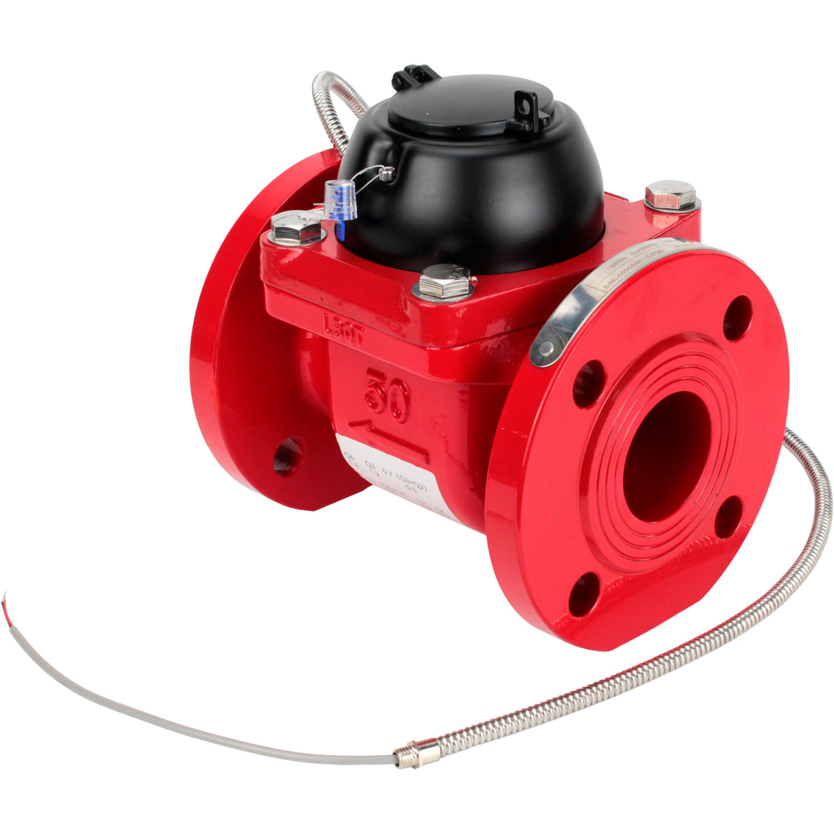 Water meters Elephant MTU1i universal, turbine, with pulse output, cast iron, flanged