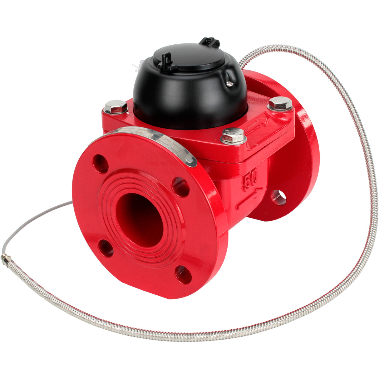 Water meters Elephant MTU1i universal, turbine, with pulse output, cast iron, flanged