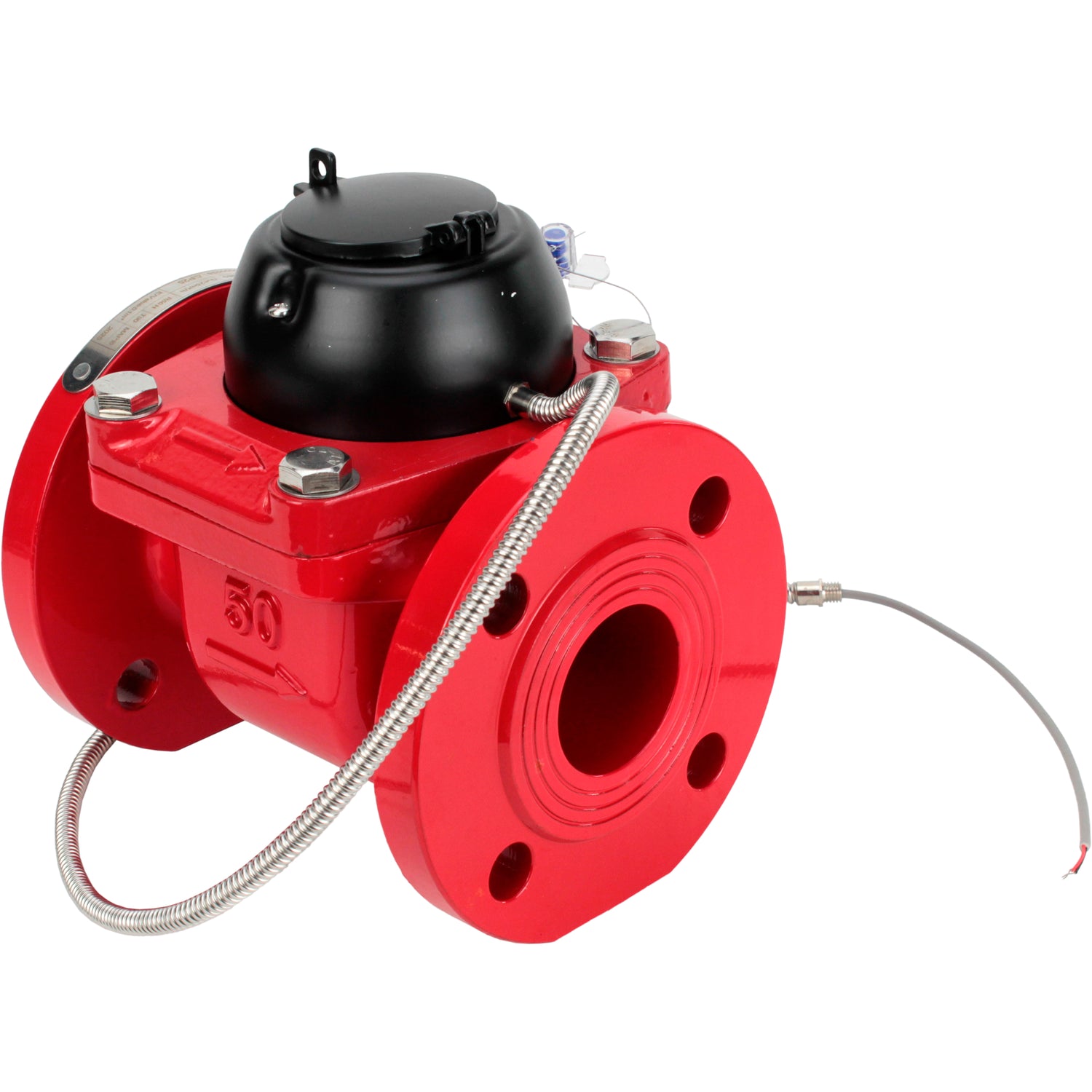 Water meters Elephant MTU1i universal, turbine, with pulse output, cast iron, flanged