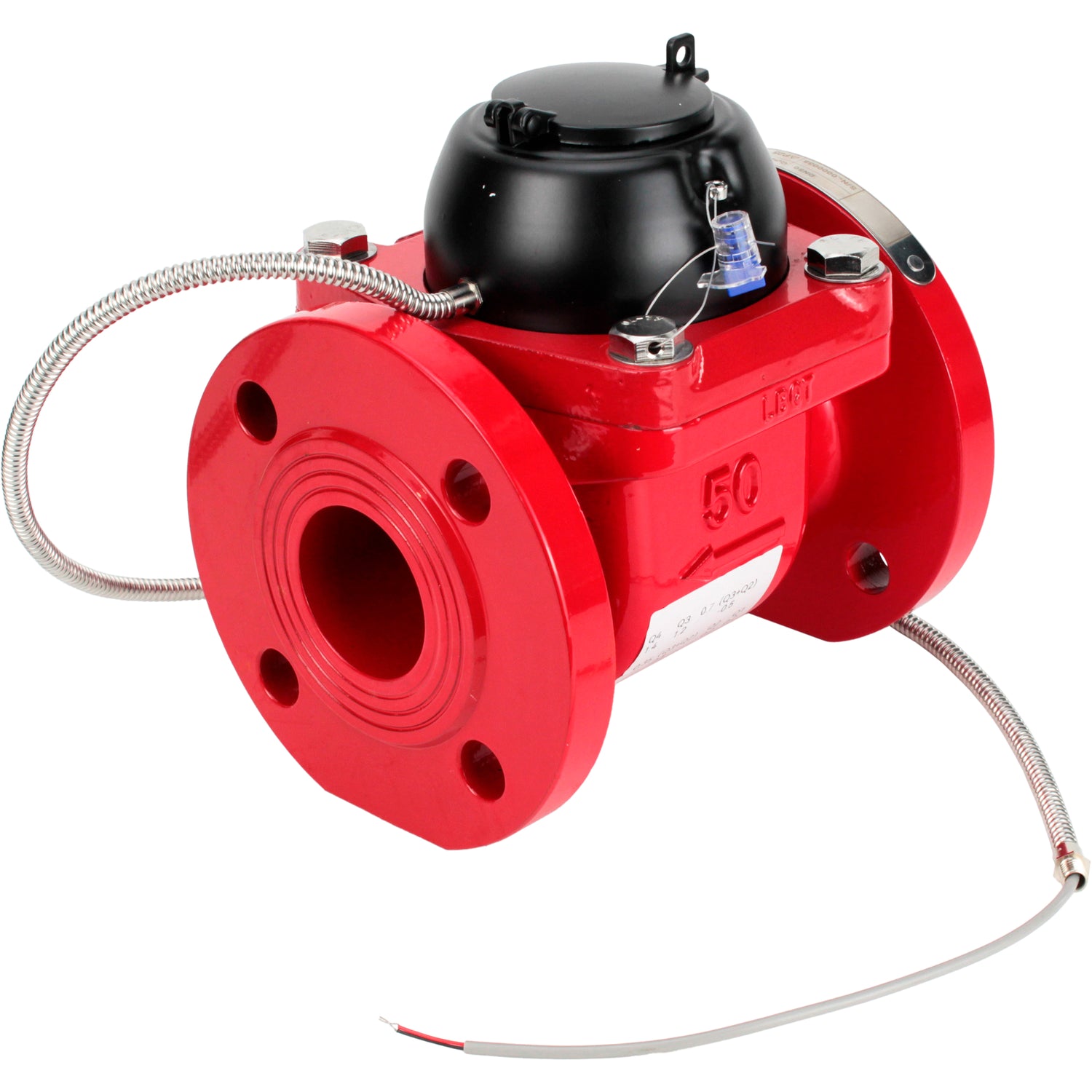 Water meters Elephant MTU1i universal, turbine, with pulse output, cast iron, flanged