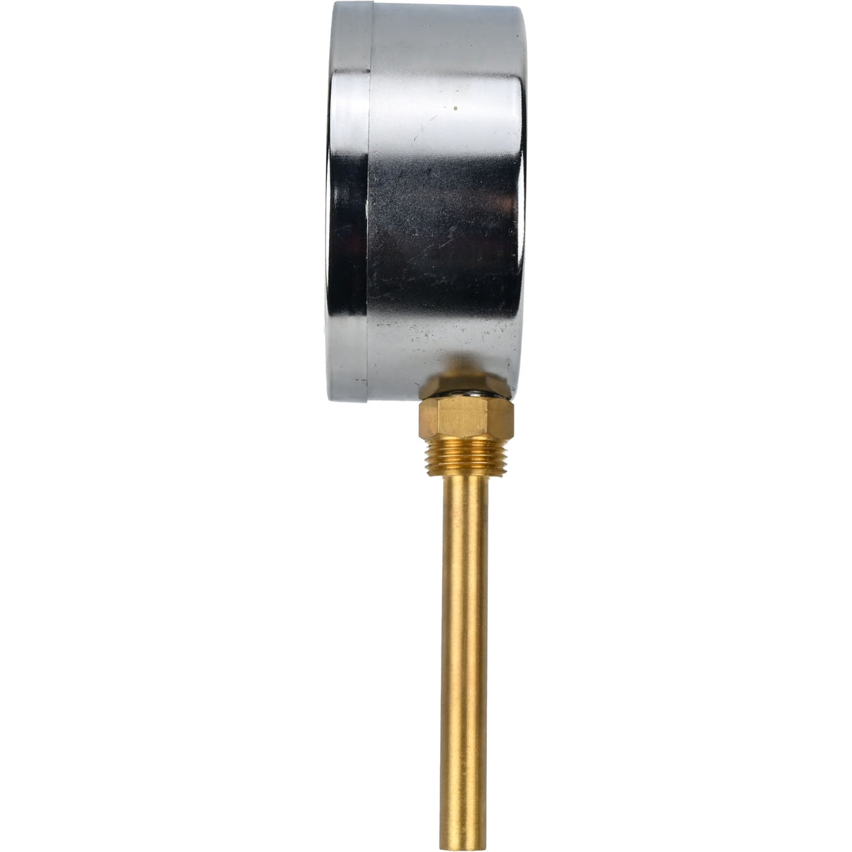 Bimetallic radial thermometers Elephant TB-301-R1.5 PN10-25, stainless steel, length of immersion part 46-150mm, accuracy class - 1.5