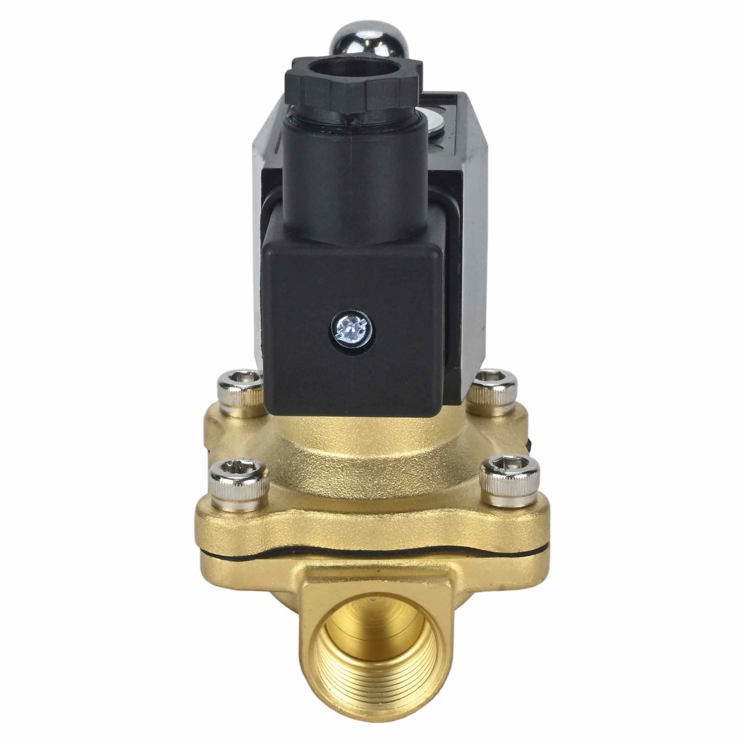 Two way normally open direct acting electric solenoid valve Elephant VS2W-300E-NO EPDM 220V, body material - brass, seal - EPDM