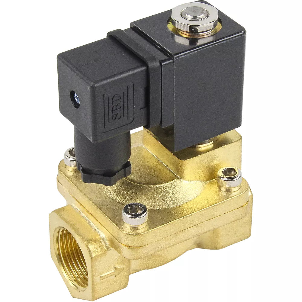 Solenoid valves Elephant VS400-ET-NC-24VAC 3/8"-2" DN10-50 10 bar pilot action two-way, body - brass, connection - internal thread, seal - EPDM, normally closed, coil - 24V AC