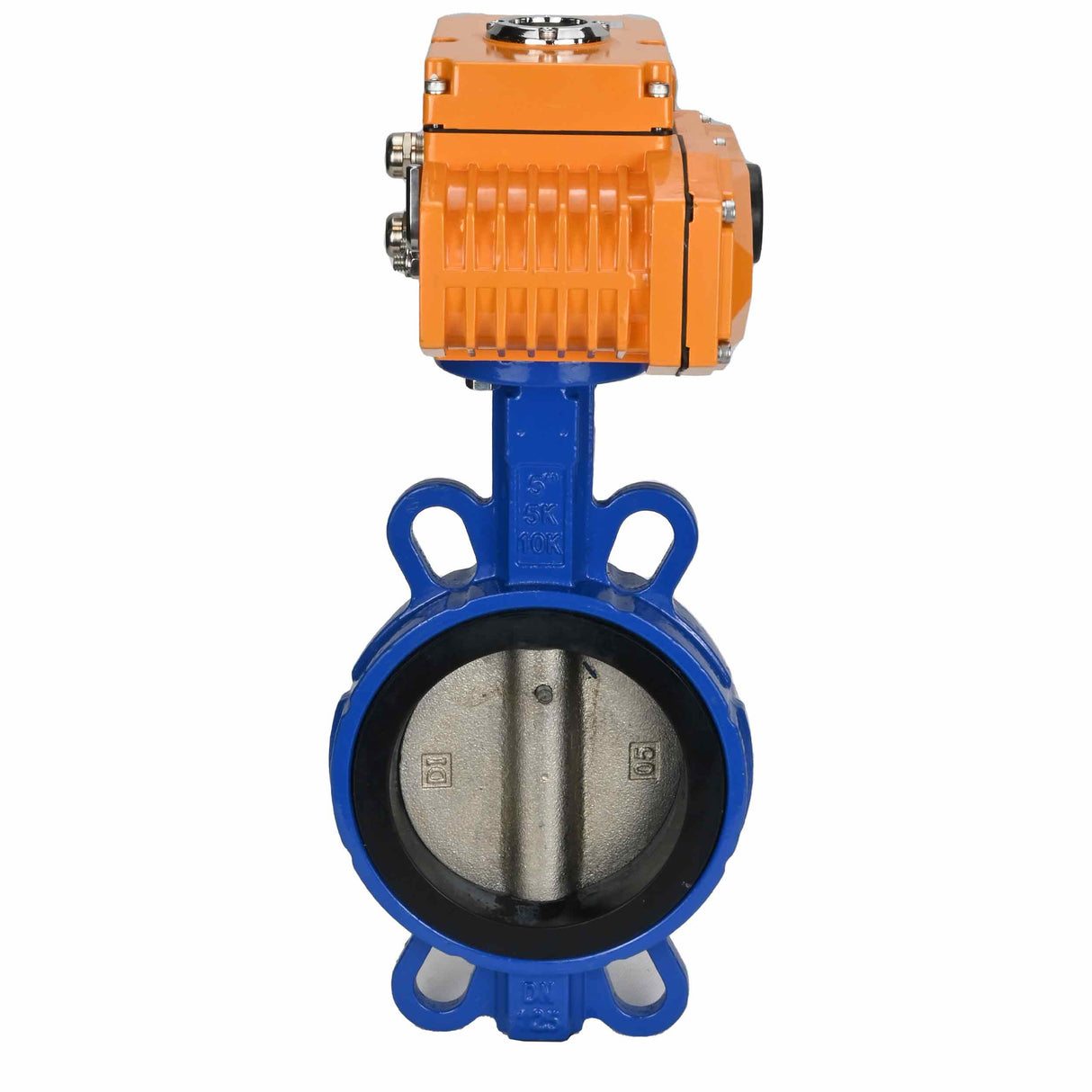 Water Butterfly Valve Elephant bv16-110/220-0-10, body material - cast iron GGG50, disk material - cast iron GGG40, seal - EPDM, electric actuator operated