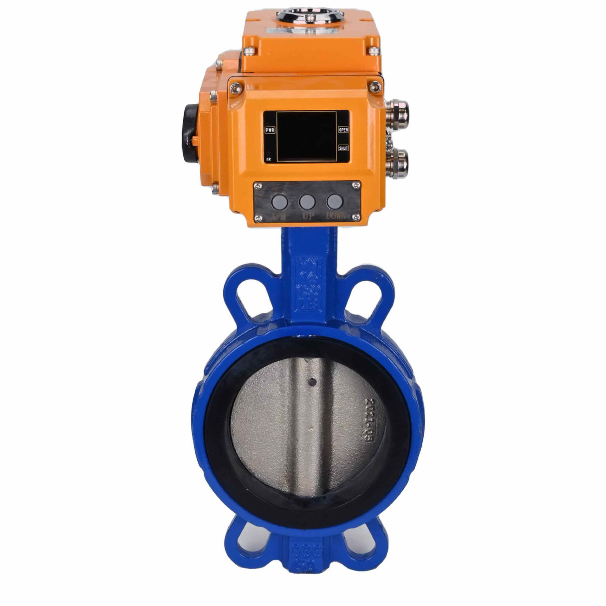 Water Butterfly Valve Elephant bv16-110/220-0-10, body material - cast iron GGG50, disk material - cast iron GGG40, seal - EPDM, electric actuator operated