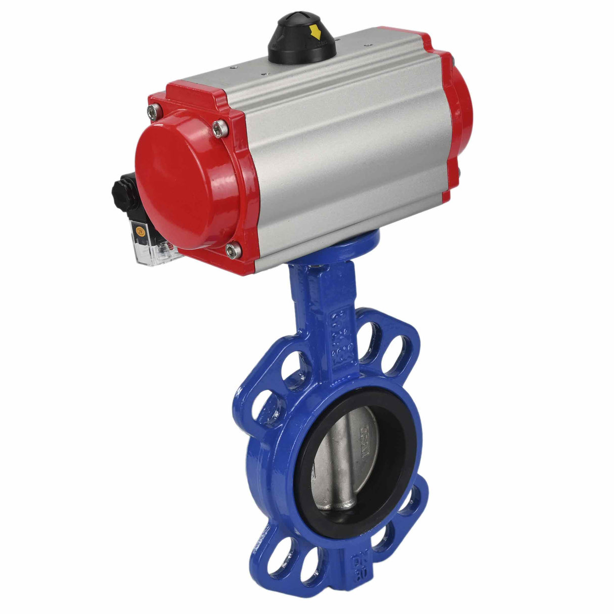 Water Butterfly Valve Elephant g50-g40-epdm-elephant-sa-4m310-NAMUR-110/220, body material - cast iron GGG50, disk material - cast iron GGG40, seal - EPDM, pneumatic actuator operated