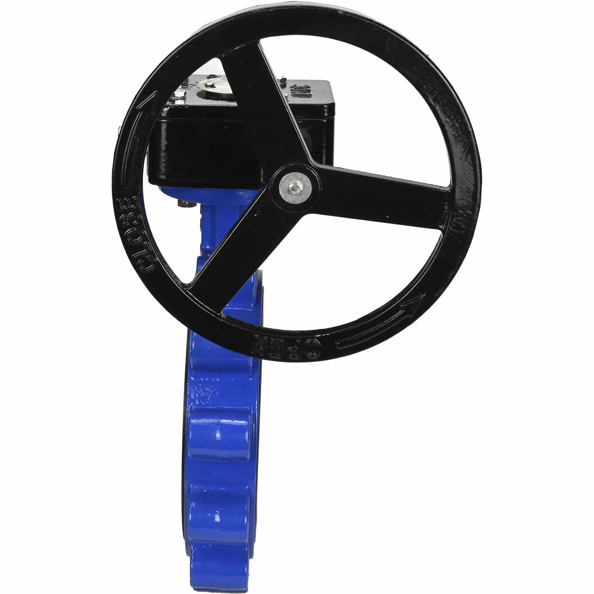 Water Butterfly Valve Elephant WBV1616N-2W-Fb-R, body material - cast iron QT450, disk material - cast iron QT450, seal - NBR, gearbox