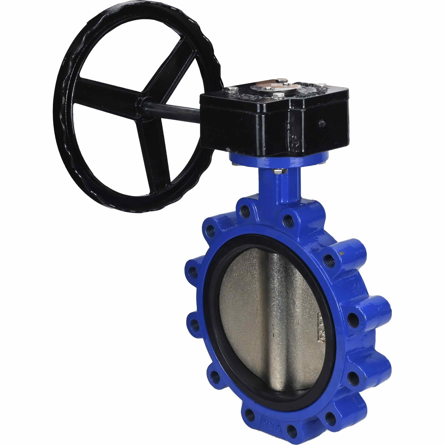 Water Butterfly Valve Elephant WBV1616N-2W-Fb-R, body material - cast iron QT450, disk material - cast iron QT450, seal - NBR, gearbox