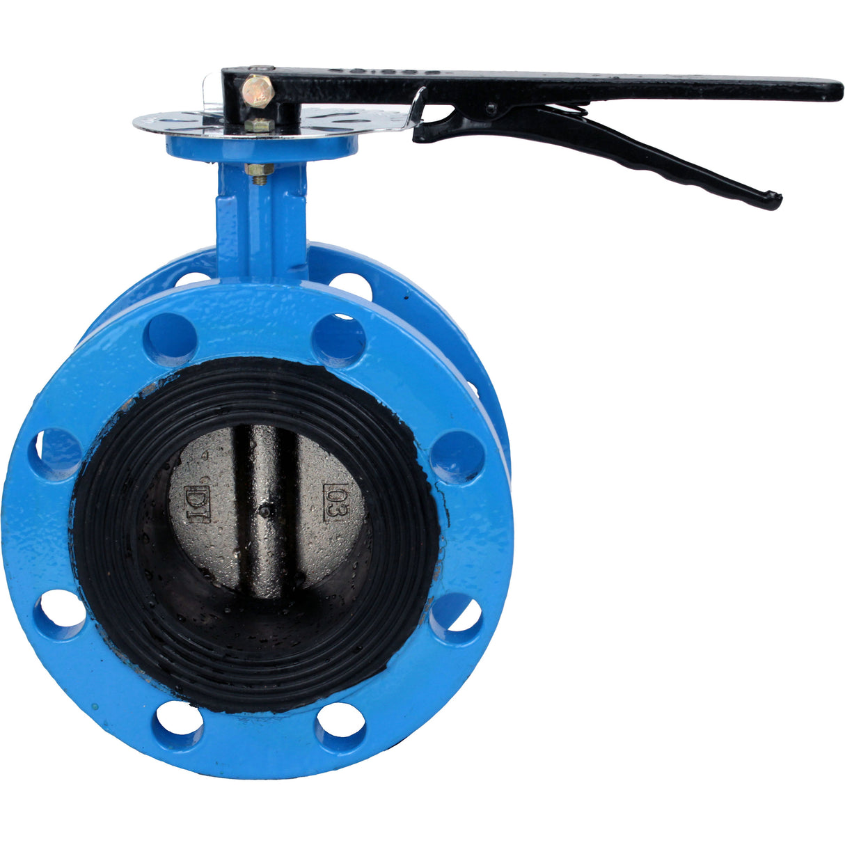 Water Butterfly Valve Elephant WBV1331E-2W-F-H, body material - cast iron GGG40, disk material - stainless steel AISI 304, seal - EPDM, handle