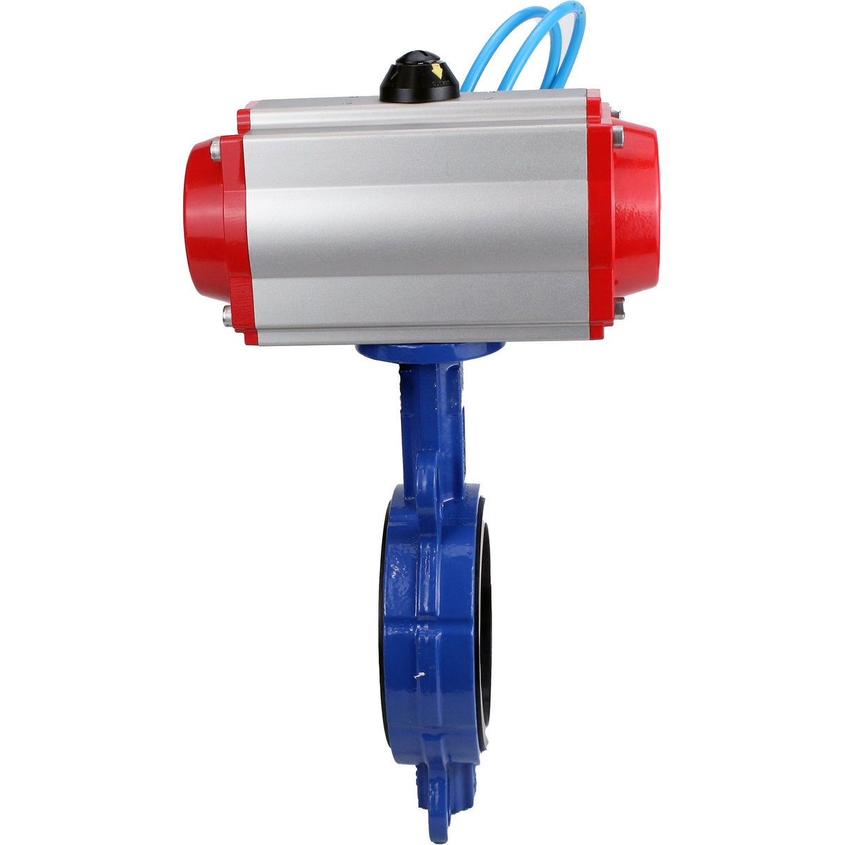 Water Butterfly Valve Elephant WBV1413E-2W-Fb-H, body material - cast iron GGG50, disk material - cast iron GGG40, seal - EPDM, with pneumatic actuator double action PA-DA, 4V320-08 220V