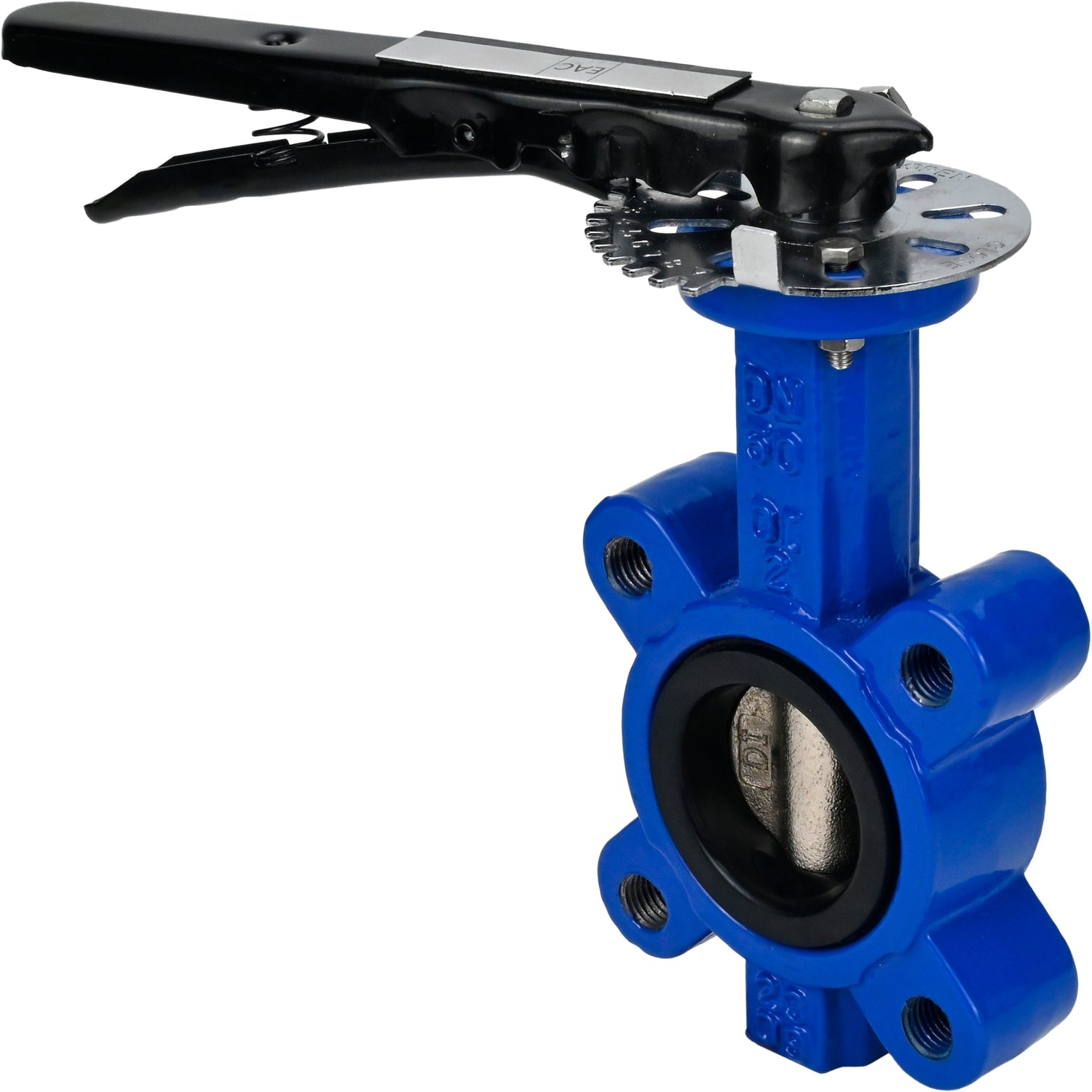 Water Butterfly Valve Elephant WBV1616N-2W-Fb-H, body material - cast iron QT450, disk material - cast iron QT450, seal - NBR, handle