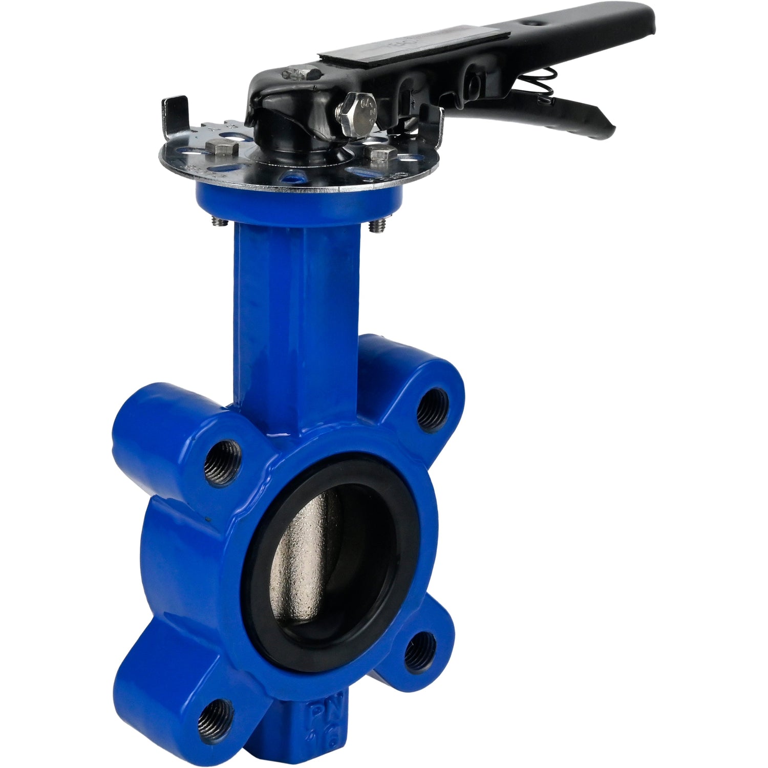 Water Butterfly Valve Elephant WBV1616N-2W-Fb-H, body material - cast iron QT450, disk material - cast iron QT450, seal - NBR, handle